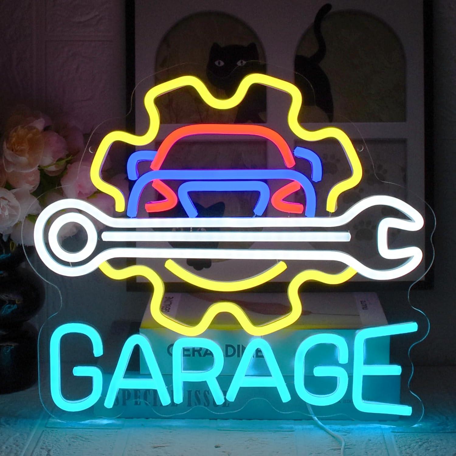 Neon Sign Party - Letreiro Neon para Garagem, Luzes LED