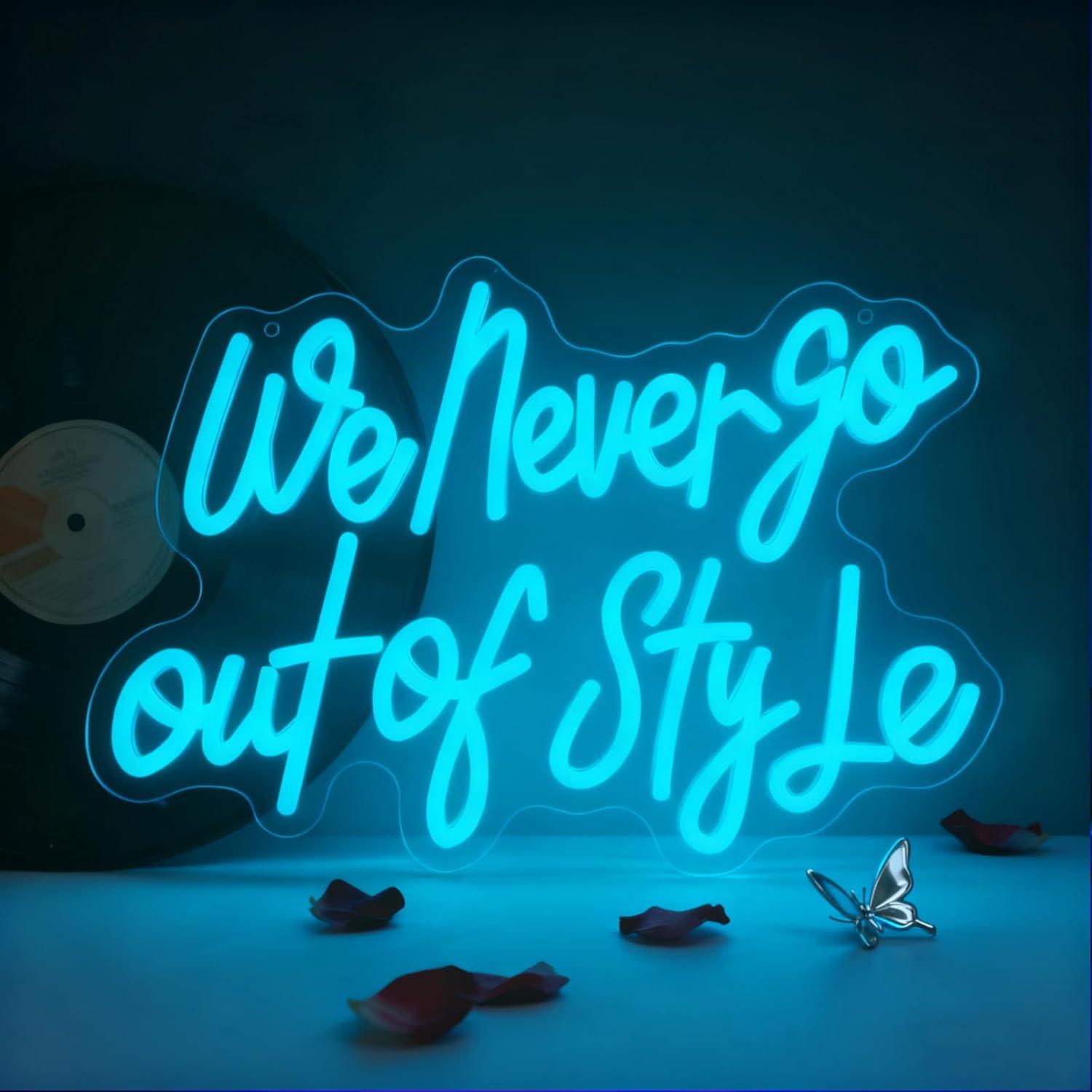 Neon Sign Party - Letreiro Neon LED USB Regulável 'We