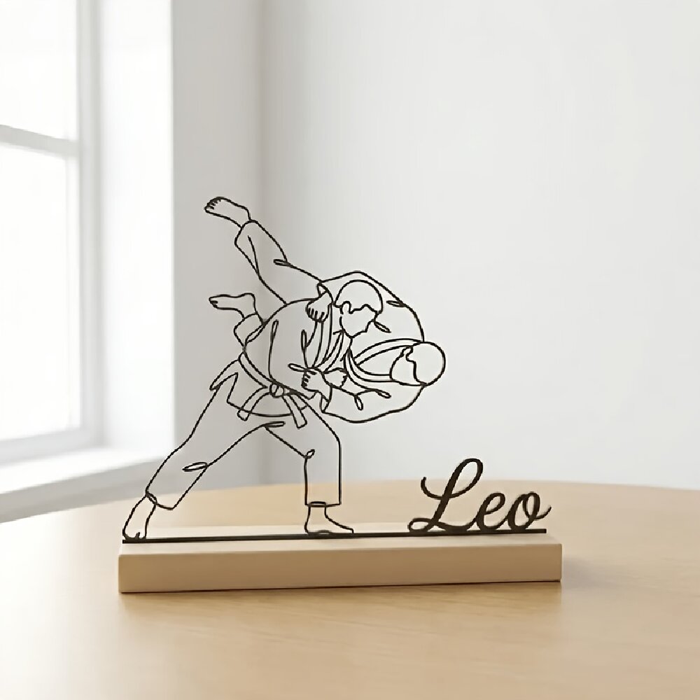 Event Party - Estátua Personalizada de Artes Marciais Judo