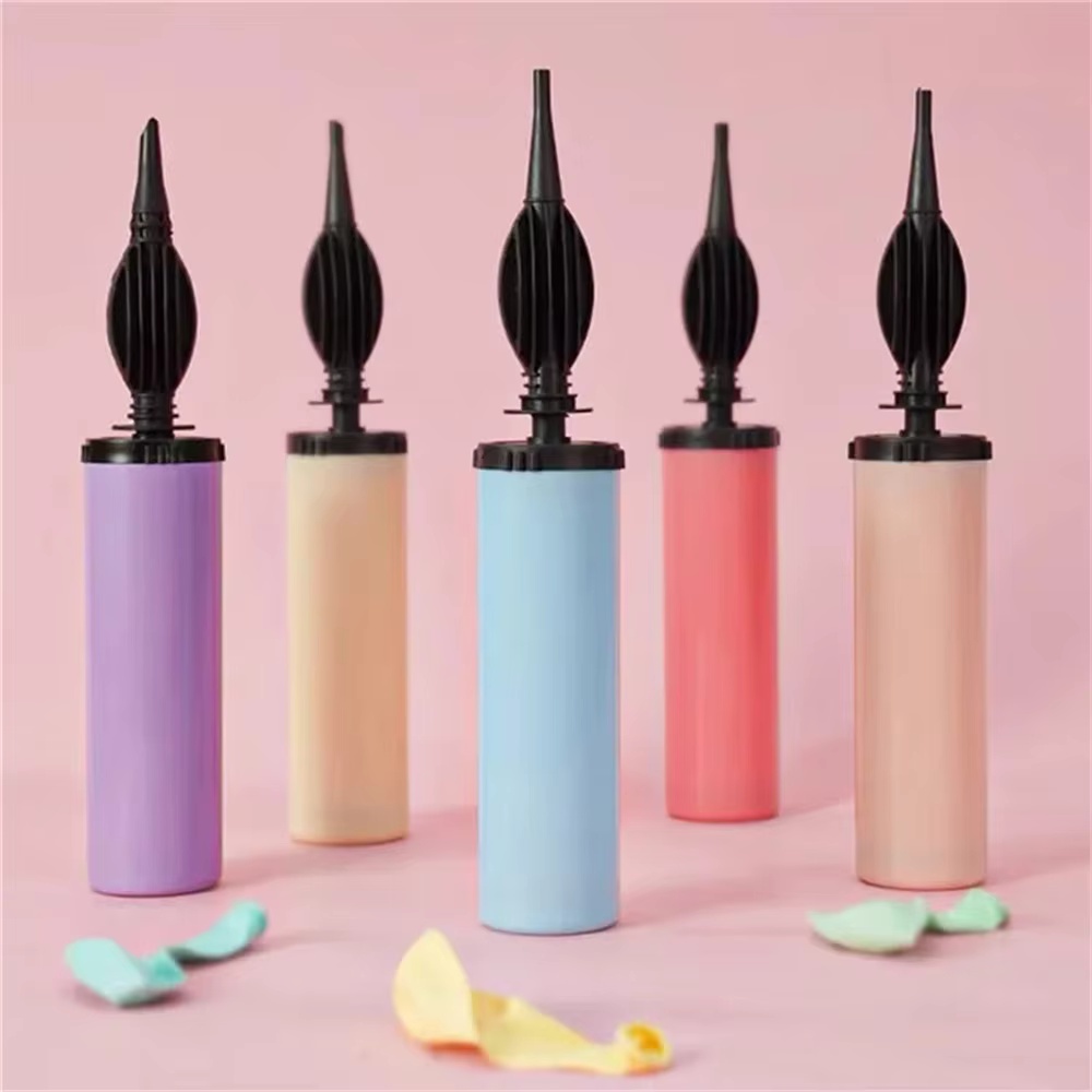 Balloon Pump Hand - 1/3 pçs aleatório macaroon balão bomba