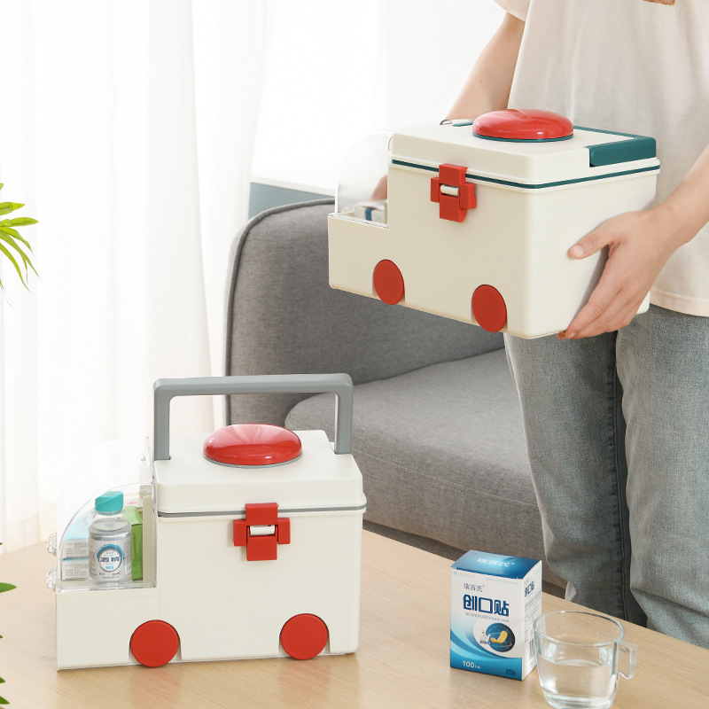 Napkin Folding Set - Nova caixa de medicamentos de plástico