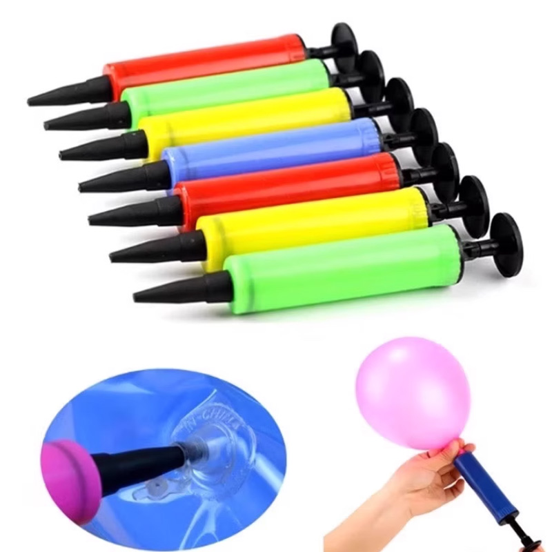 Balloon Pump Hand - 1pc cor aleatória portátil mini inflator