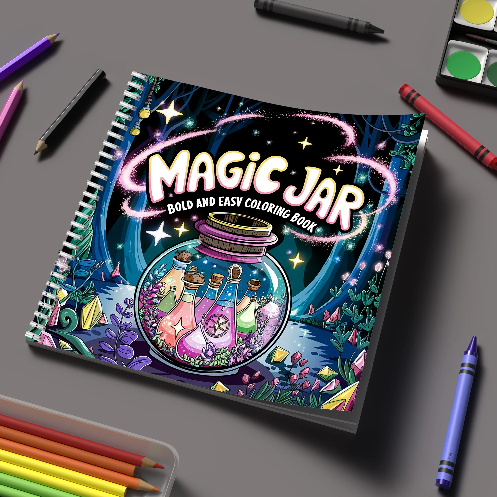 Event Supplies - Livro de Colorir Mágico para Adultos,