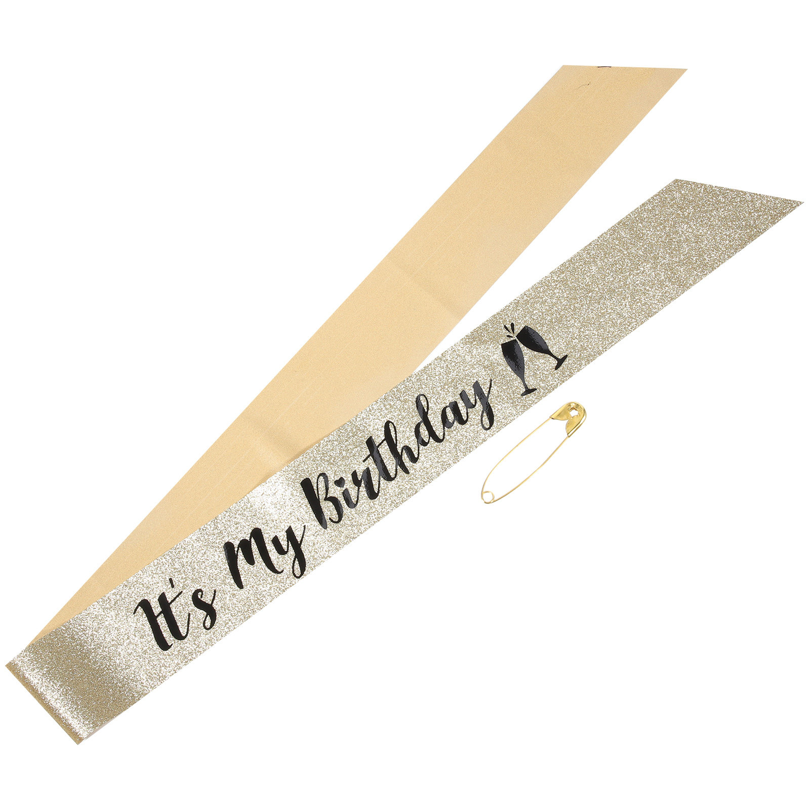 Birthday Sash Glitter - 1 Peça Faixa de Ombro de