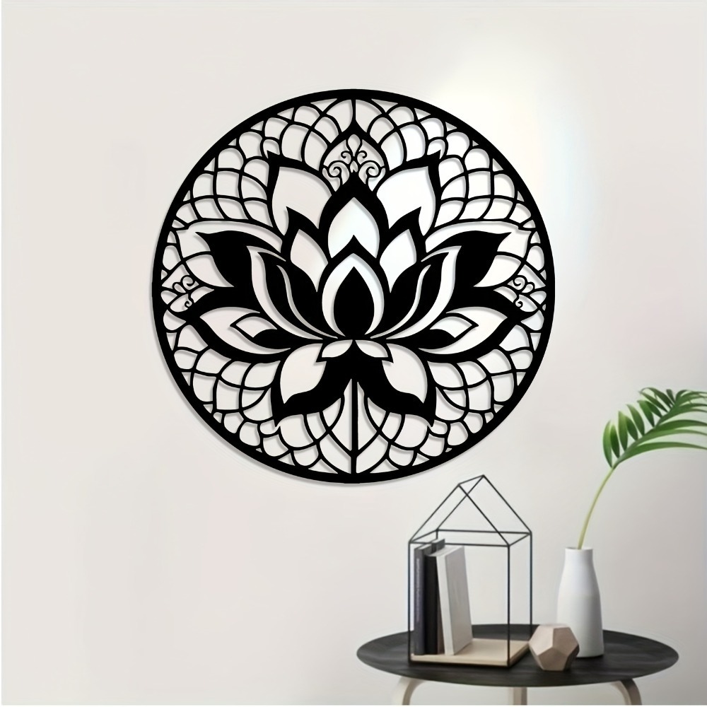 Flower Wall Panel - Arte de Parede em Metal Lumiho