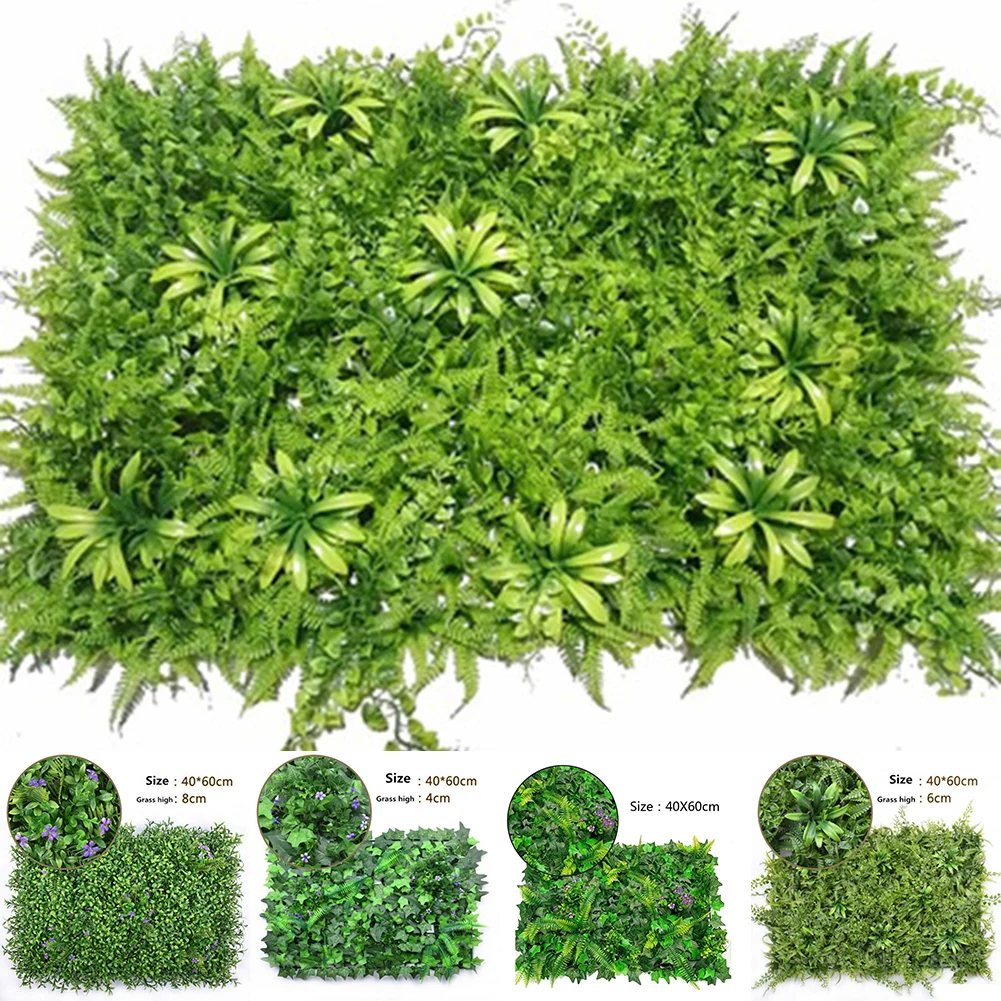 Flower Wall Panel - 40*60cm gramado artificial planta grama parede