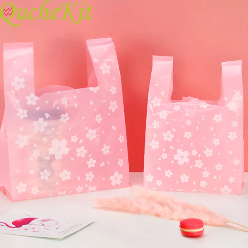 Event Party Shop - 50 pçs rosa cereja sacos de