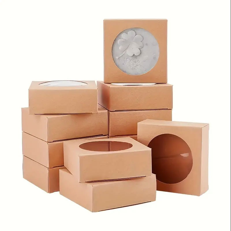 Event Party Box - Caixa De Papel Kraft Com Janela