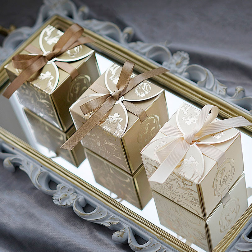 Event Party Box - Caixas De Presente De Papel Quadrado