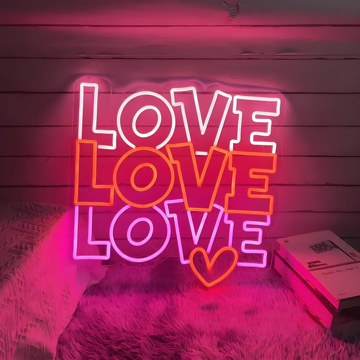 Neon Sign Party - Letreiro de néon com luzes LED