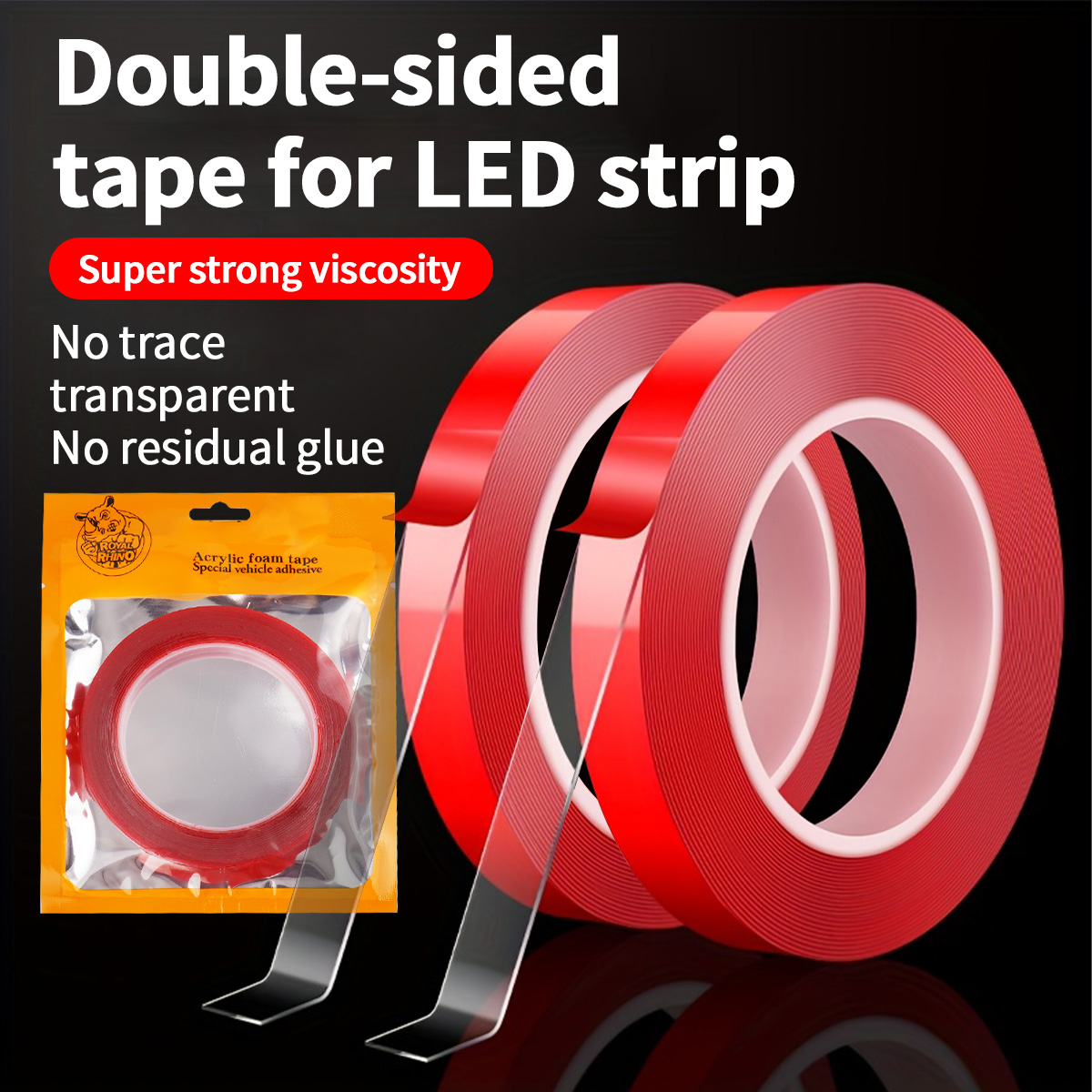Led Balloon Light - Tira adesiva de luz led dupla