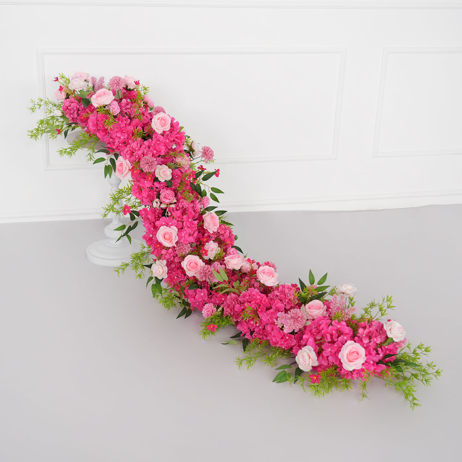 Flower Wall Panel - Uflower 1m/2m rosa hortênsia flor linha