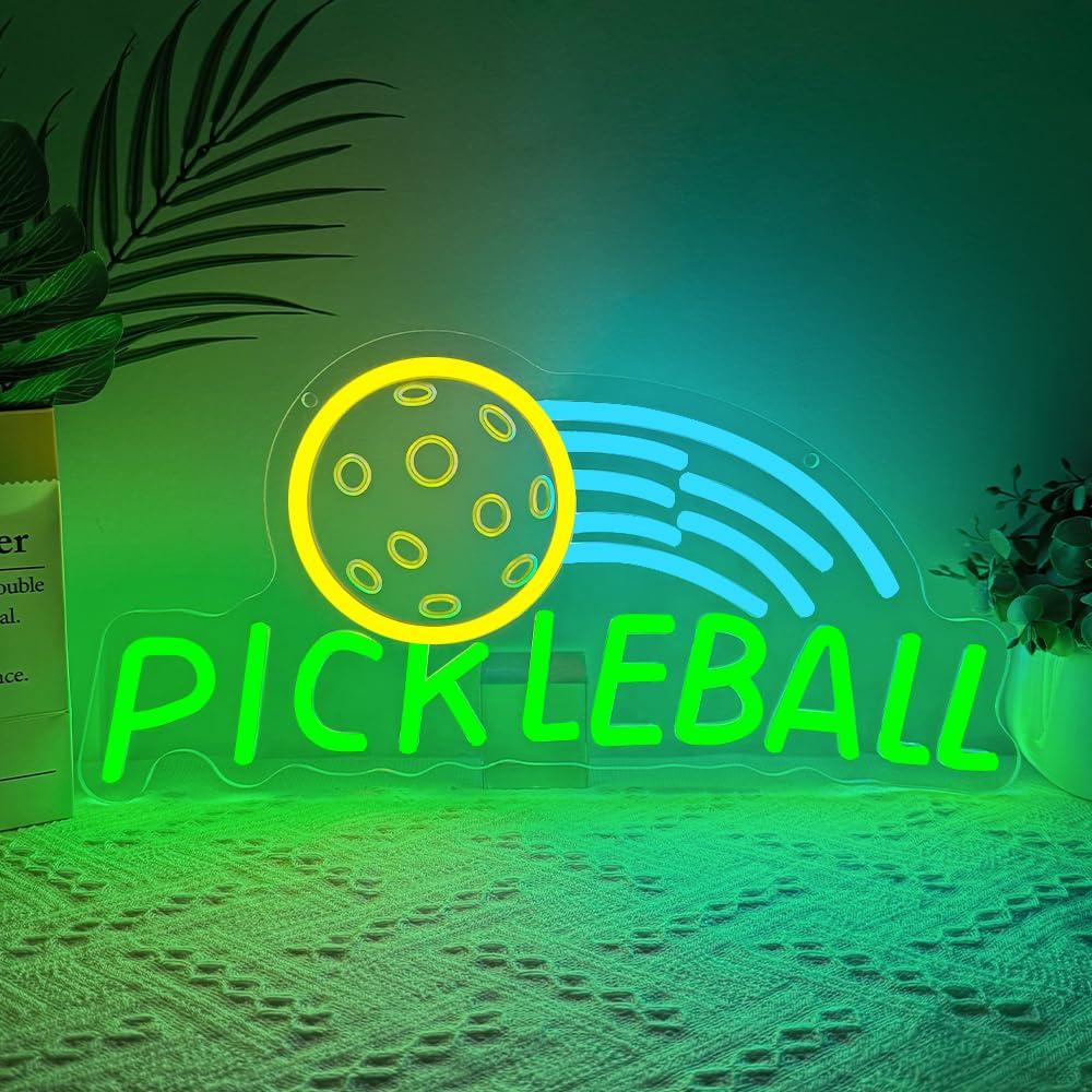 Neon Sign Party - Letreiro Neon de Pickleball com LED
