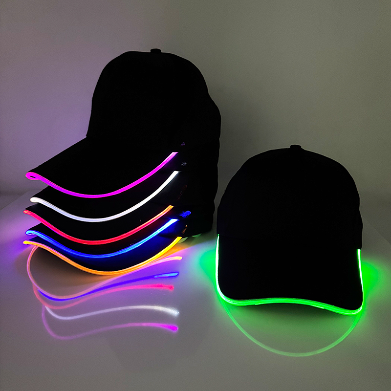 Event Party Dj - Moda light up brilhante chapéu de