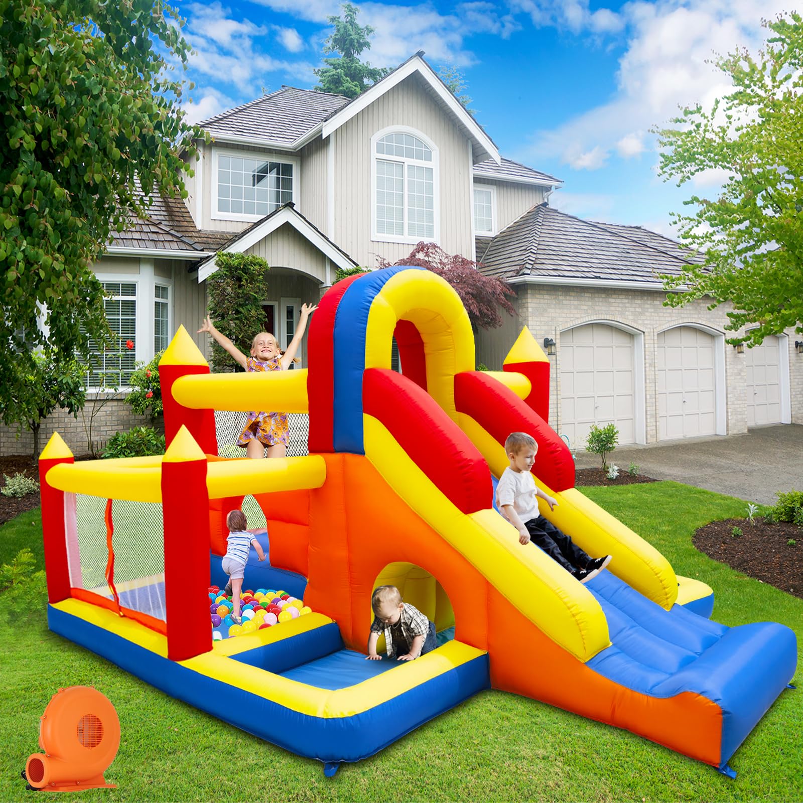 Event Party Supply Rental - Fornecimento Direto de Fábrica: Castelo Inflável