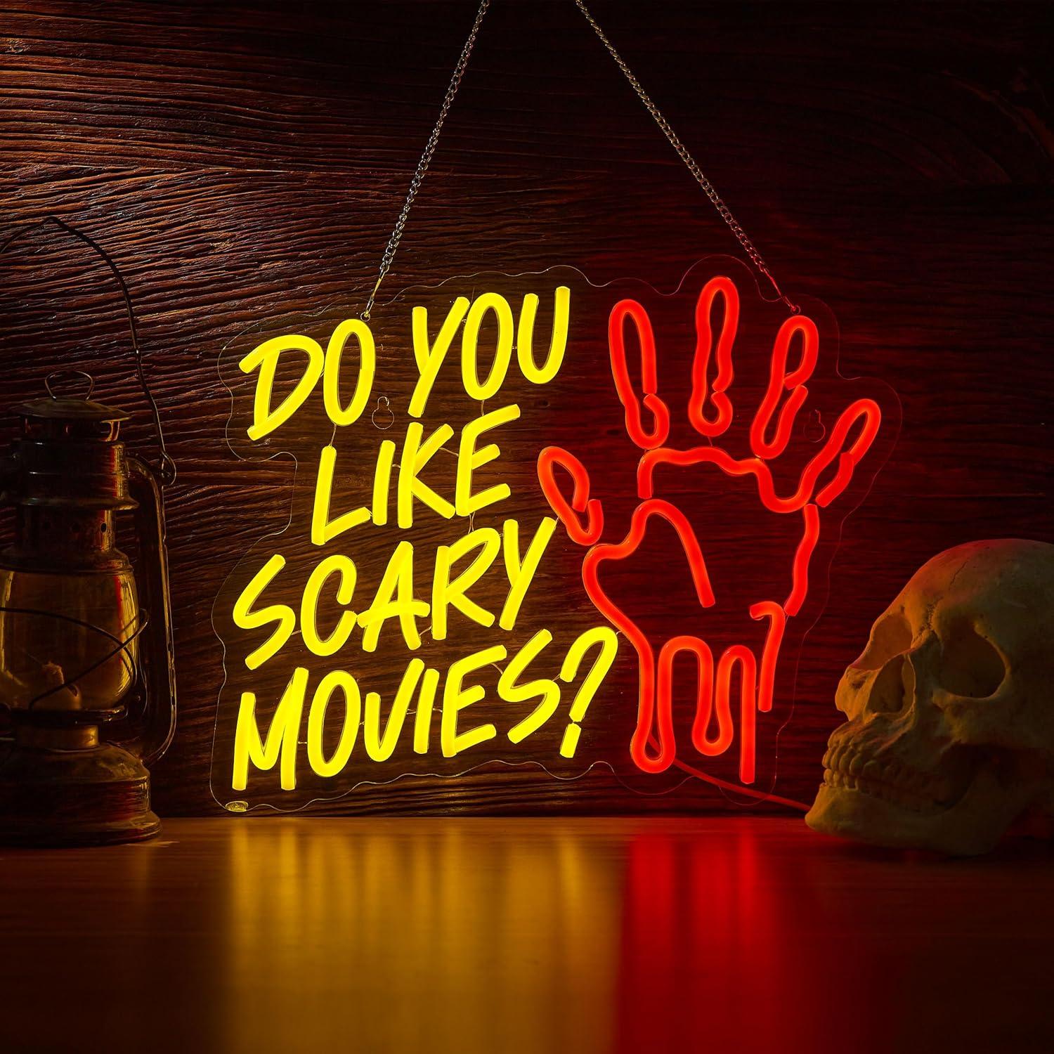 Neon Sign Party - Você Gosta de Filmes de Terror?