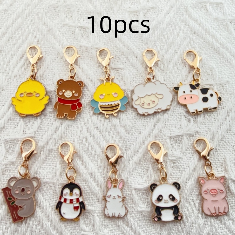 10 peças de chaveiros de liga  - Party Favor Bag avaliação e preço