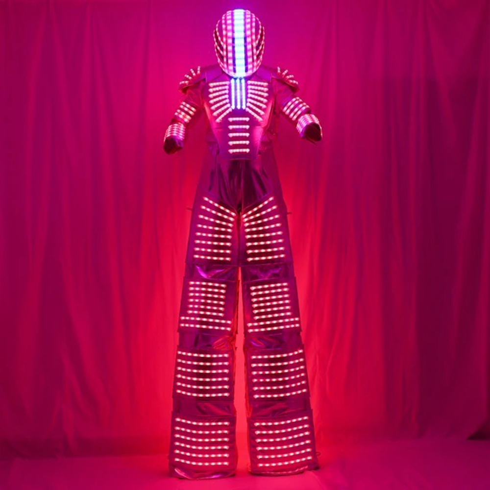 Fantasia de Robô LED para Adul - Event Party Dj avaliação e preço