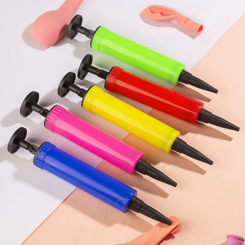 1pc cor aleatória portátil min - Balloon Pump Hand avaliação e preço