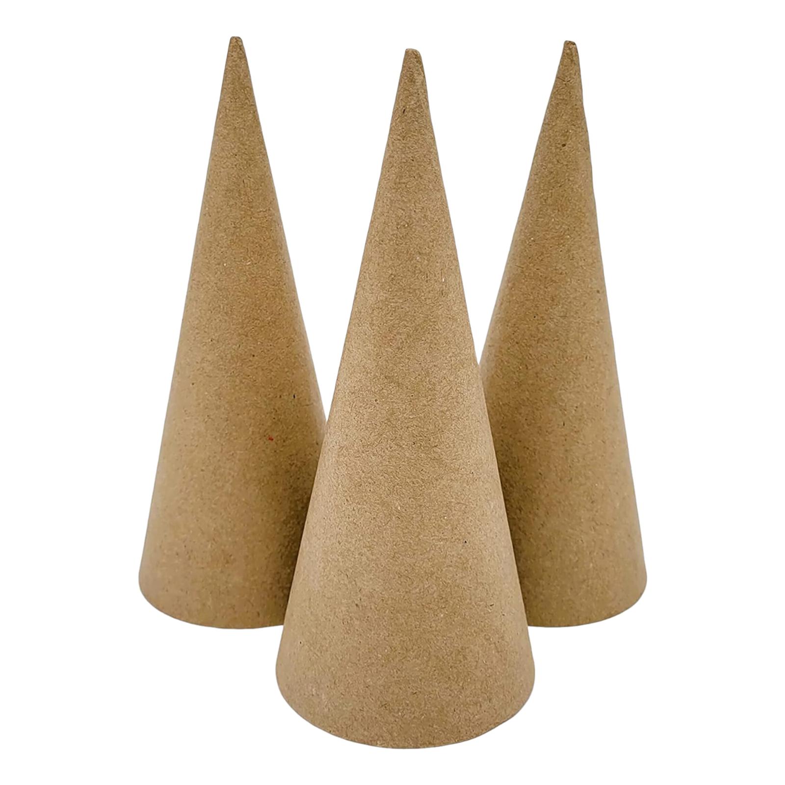3x cones de mache de papel, fu - Cotton Candy Cone avaliação e preço
