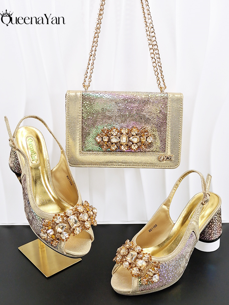 Conjunto de Sapatos e Bolsa Qu - Party Favor Bag avaliação e preço