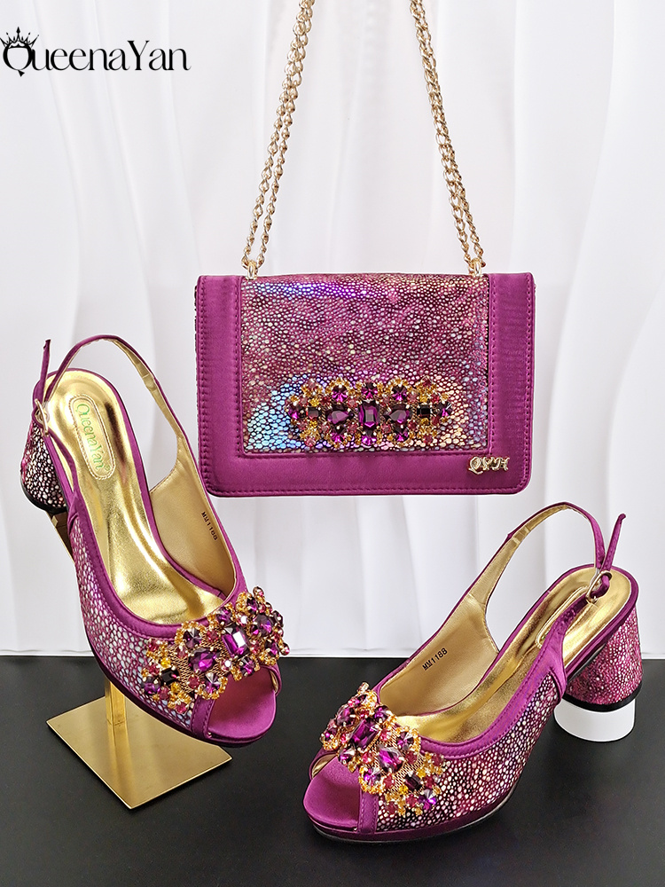 Conjunto de Sapatos e Bolsa Qu - Party Favor Bag avaliação e preço