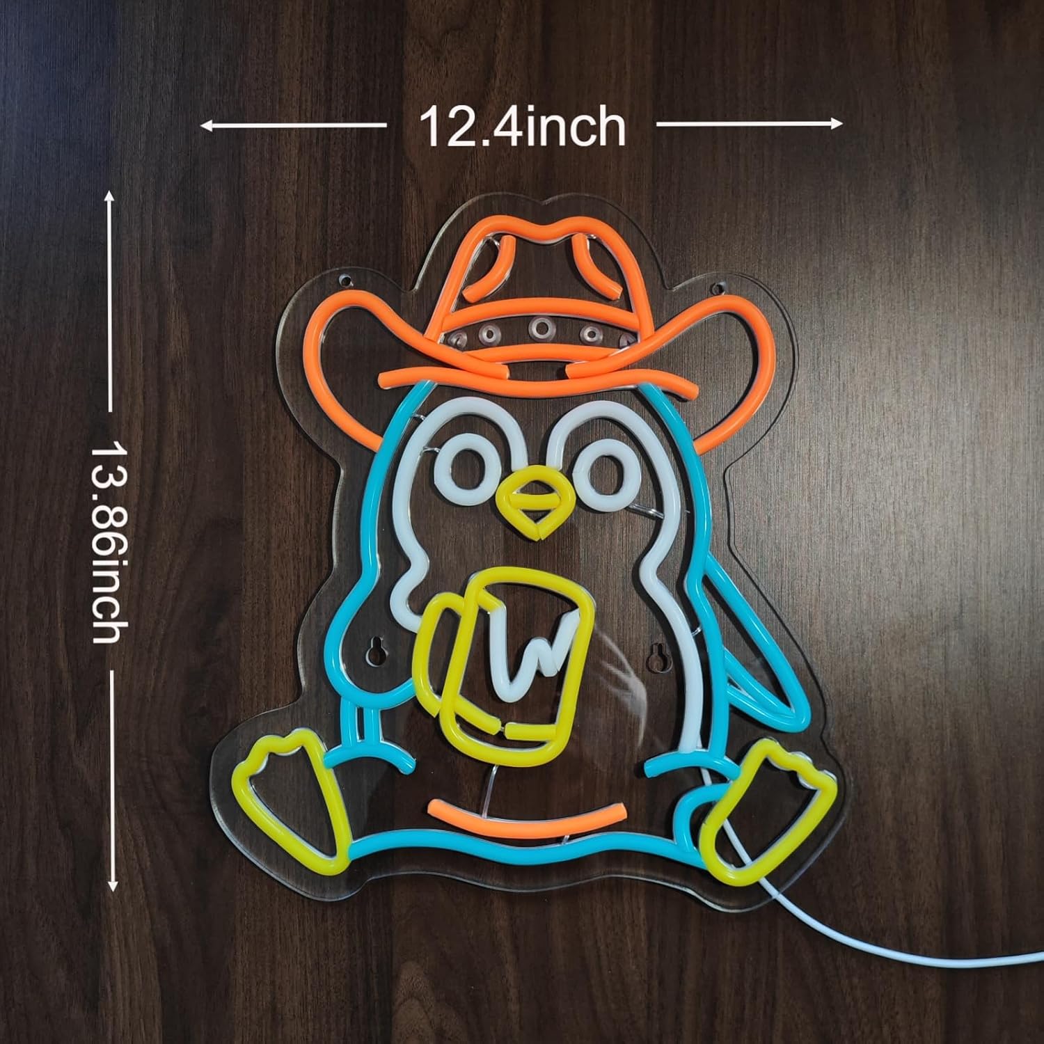 Luminária Neon Pinguim com LED - Neon Sign Party avaliação e preço