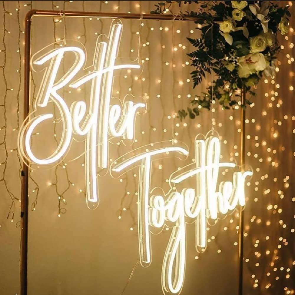 Letreiro Neon 'Better Together - Neon Sign Party avaliação e preço