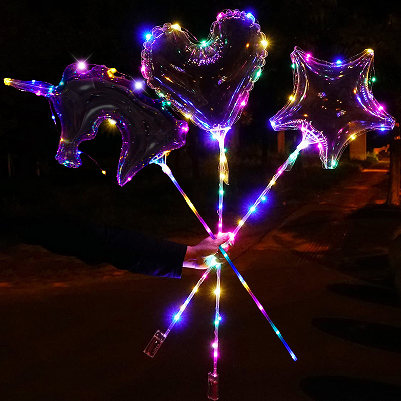1 conjunto de balões bobo tran - Led Balloon Light avaliação e preço