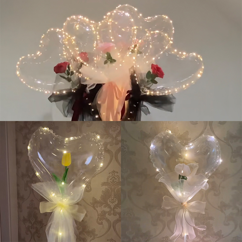 1 conjunto de balões bobo tran - Led Balloon Light avaliação e preço