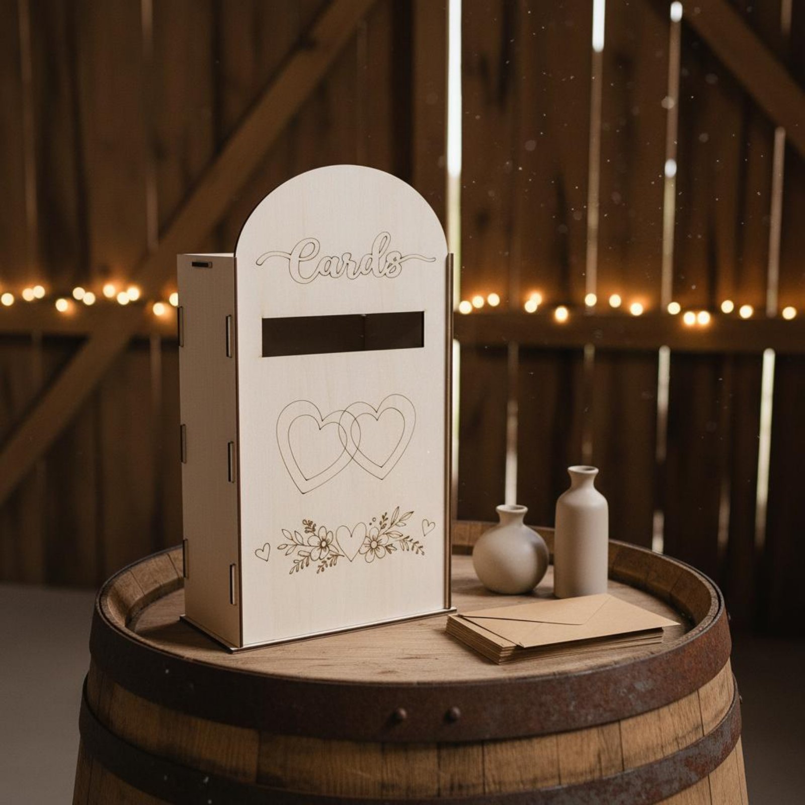 Caixa de Cartões de Casamento  - Event Party Box avaliação e preço