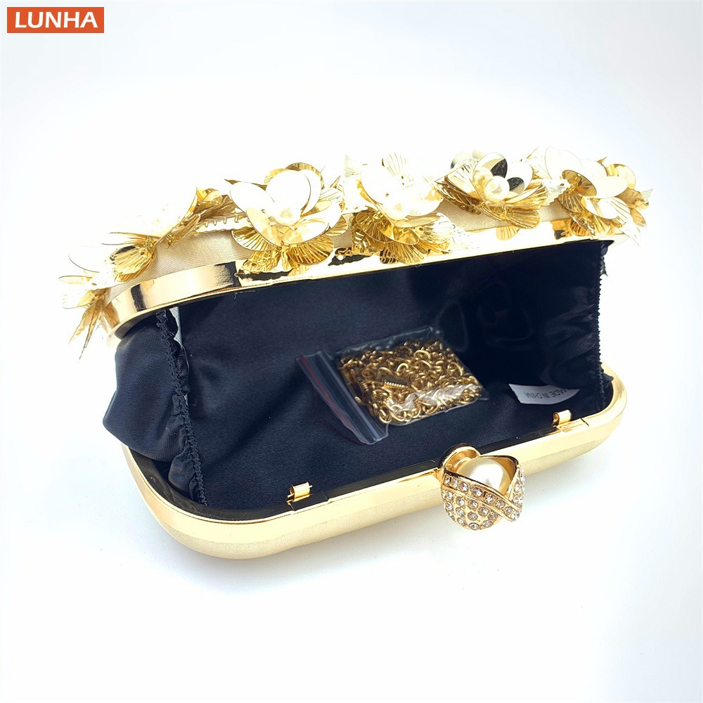 Bolsa de mão de pérola de luxo - Event Party Box avaliação e preço
