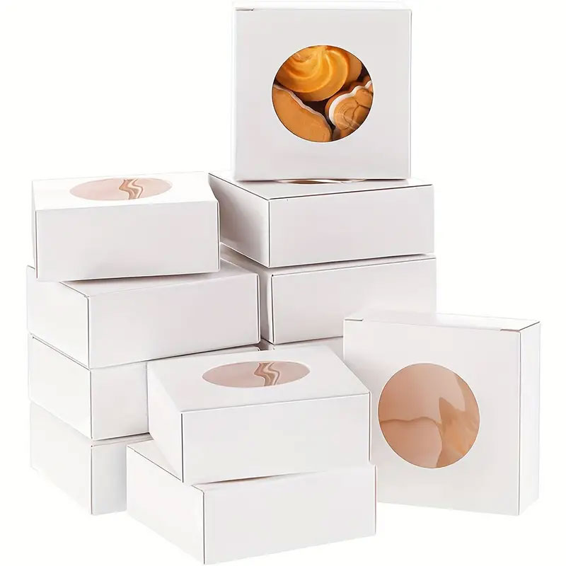 Caixa De Papel Kraft Com Janel - Event Party Box avaliação e preço