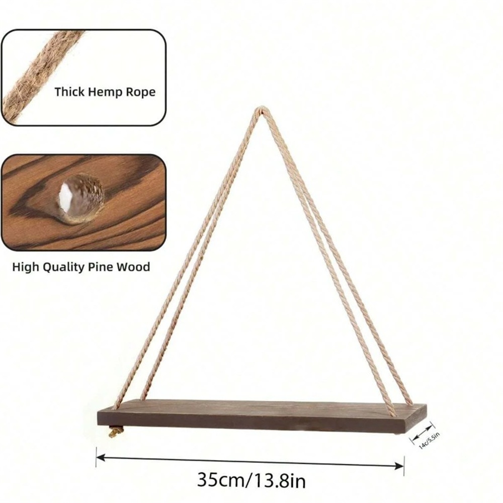 Prateleira Suspensa de Madeira - Flower Wall Panel avaliação e preço