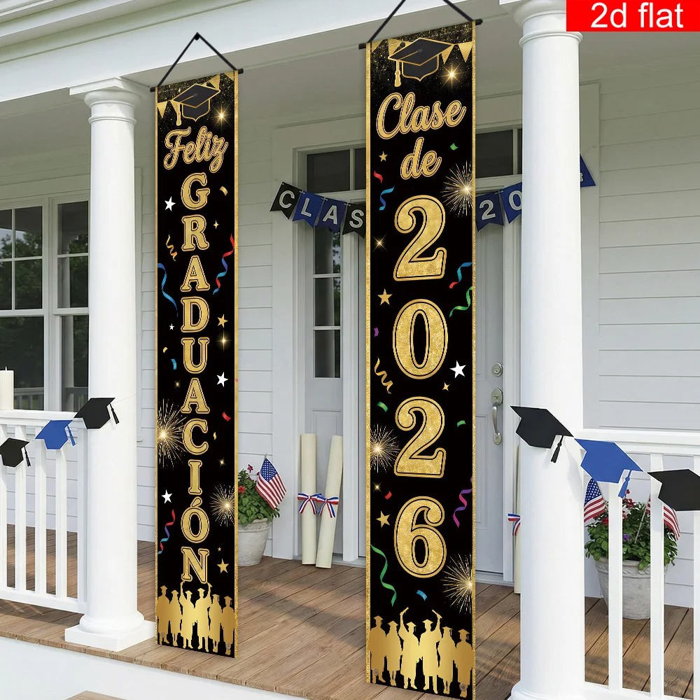 Feliz Graduação Turma de 2026, - Party Banner Gold avaliação e preço