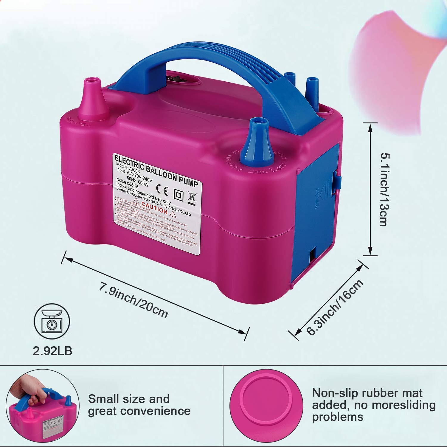 Bomba Elétrica Portátil para I - Balloon Pump Hand avaliação e preço